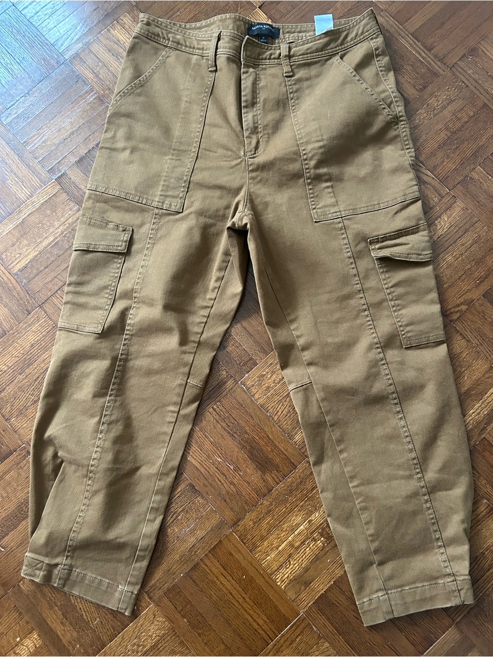 Banana Republic Olive-Brown Cargo Pants